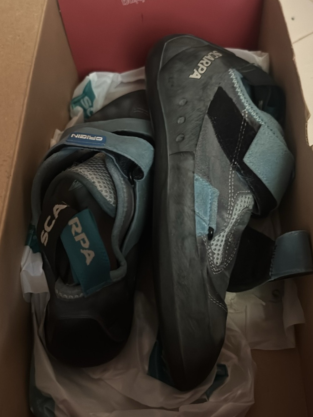 Scarpa origin men’s climbing Shoes - Velcro Strap